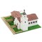 Wise Elk Mini Bricks Construction Set - Mission Santa Cruz, 1370 pcs